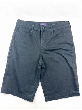 Not Your Daughter Jeans Lift Tuck Technology Black Bermuda Shorts